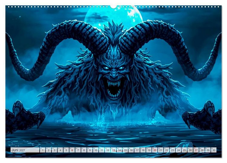 Produktbild: Beowulf &ndash; Die Saga des Drachenbezwingers (Wandkalender 2027 DIN A2 quer), CALVENDO Monatskalender