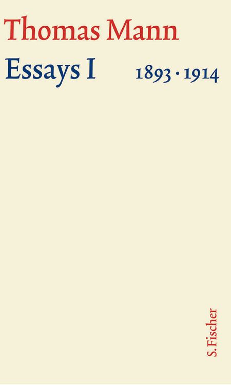 Produktbild: Essays I 1893-1914