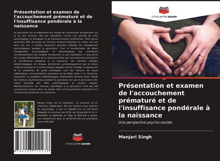 Produktbild: Pr&eacute;sentation et examen de l'accouchement pr&eacute;matur&eacute; et de l'insuffisance pond&eacute;rale &agrave; la naissance