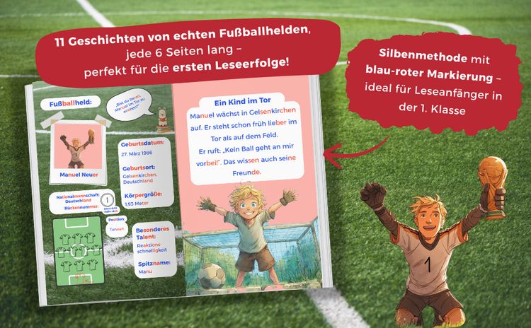 Produktbild: Erstlesebuch f&uuml;r Erstleser Jungen in der 1. Klasse