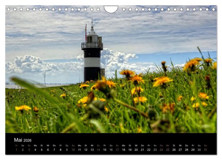 Produktbild: Leuchtturm "Kleiner Preu&szlig;e" (Wandkalender 2026 DIN A4 quer), CALVENDO Monatskalender