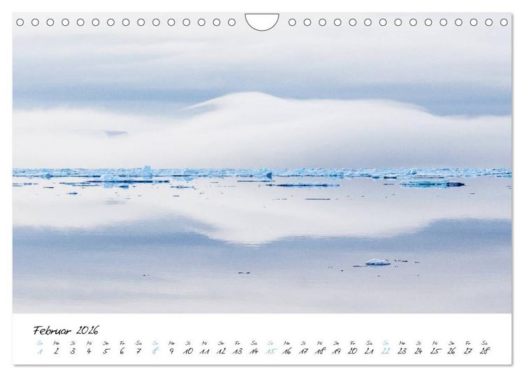 Produktbild: Heike Odermatt: 80&deg; Nord - Fotografien von Spitzbergen und Nordaustland (Wandkalender 2026 DIN A4 quer), CALVENDO Monatskalender