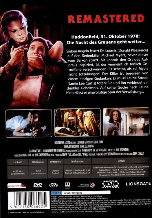 Produktbild: Halloween 2 (uncut) (4K remastered)