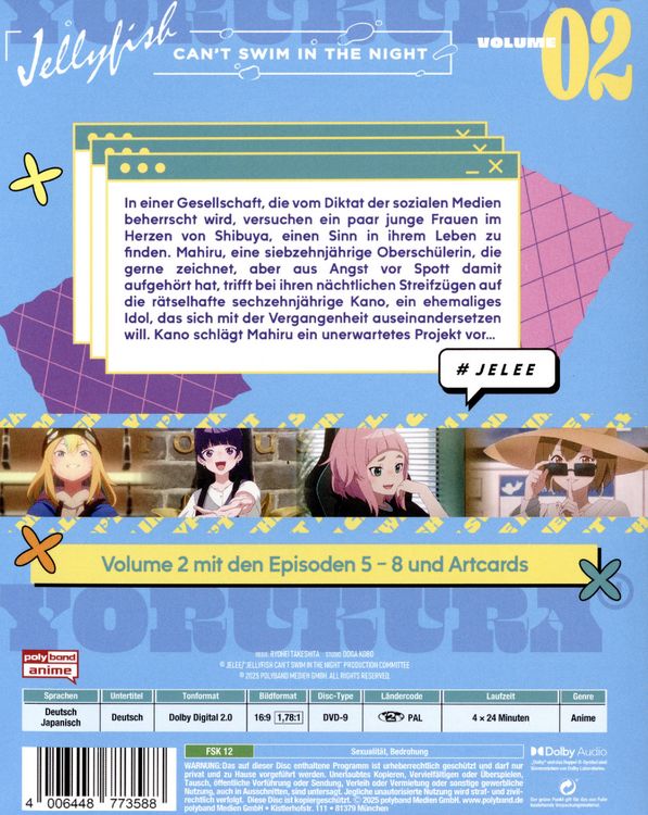 Produktbild: Jellyfish Can't Swim In The Night - Volume 2 - limitierte Edition mit Artcards