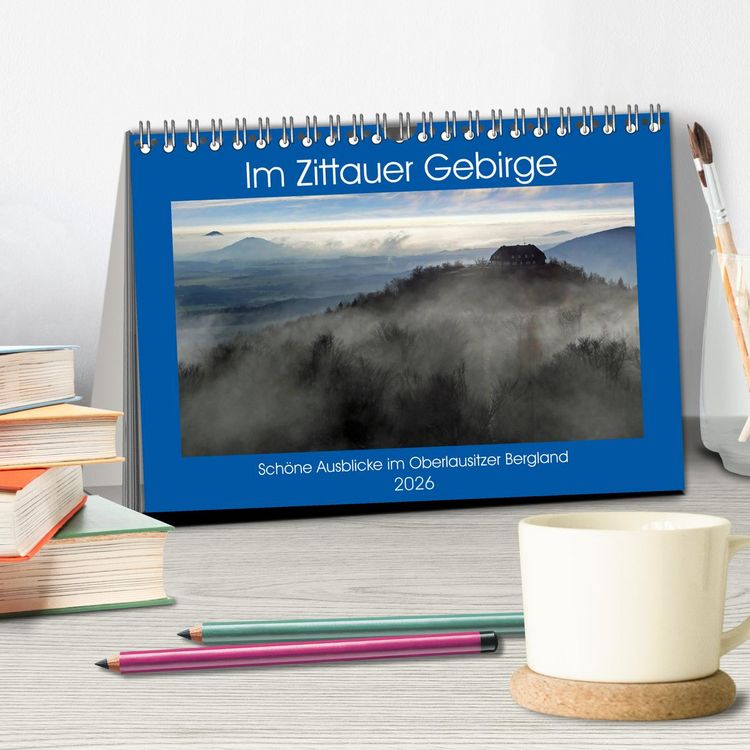 Produktbild: Das Zittauer Gebirge - (Tischkalender 2026 DIN A5 quer), CALVENDO Monatskalender