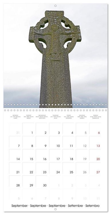 Produktbild: Celtic Crosses in Ireland (Wall Calendar 2026 12 &times; 12 Inch) CALVENDO 12 Month Wall Calendar