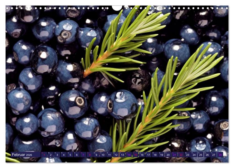 Produktbild: BLAU - Gem&uuml;se und Obst - Farbexplosion (Wandkalender 2026 DIN A3 quer), CALVENDO Monatskalender