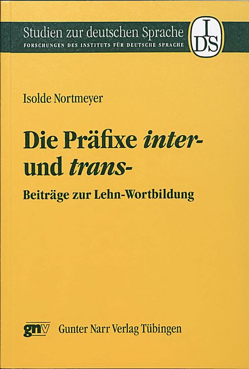 Produktbild: Die Pr&auml;fixe inter-und trans-