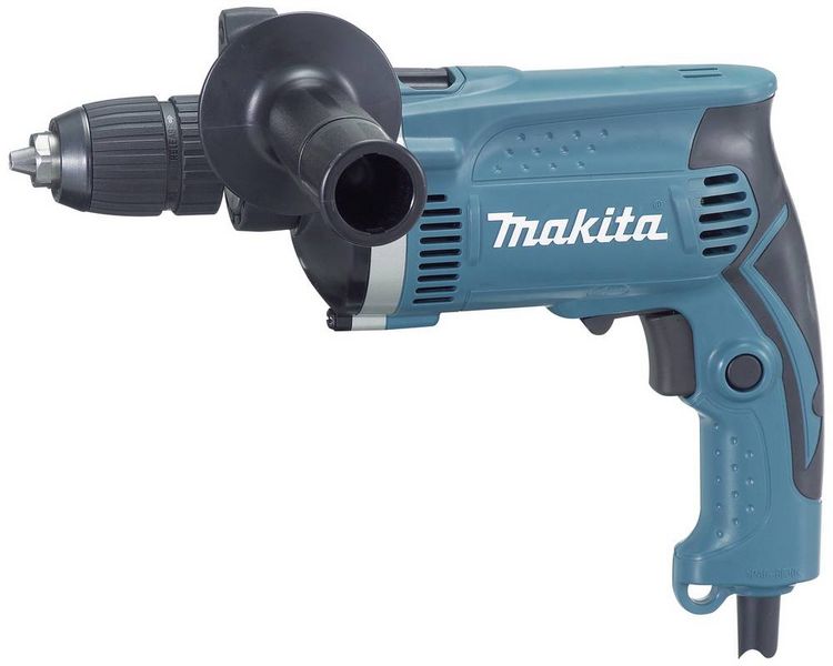 Produktbild: Makita HP1631KX3 1-Gang-Schlagbohrmaschine 710W mit Zubeh&ouml;r, inkl. Koffer