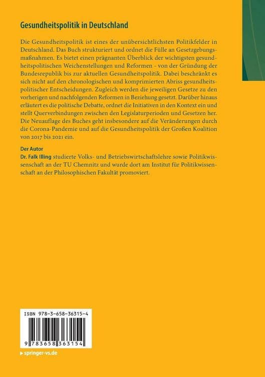 Produktbild: Gesundheitspolitik in Deutschland