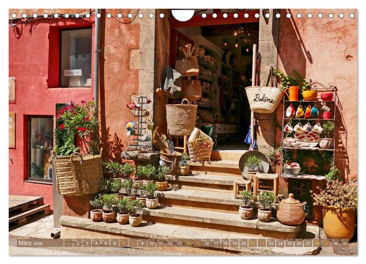 Produktbild: Spaziergang durch Roussillon (Wandkalender 2026 DIN A4 quer), CALVENDO Monatskalender