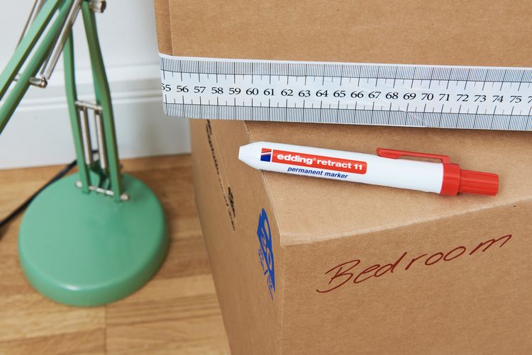 Produktbild: EDDING&reg; Permanent Marker retract 11, schwarz