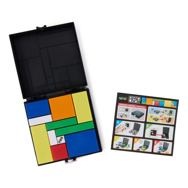 Produktbild: Rubik&rsquo;s Gridlock - spannendes Knobelspiel mit 88 Aufgaben