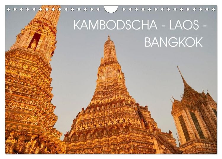 Produktbild: Kambodscha - Laos - Bangkok (Wandkalender 2027 DIN A4 quer), CALVENDO Monatskalender