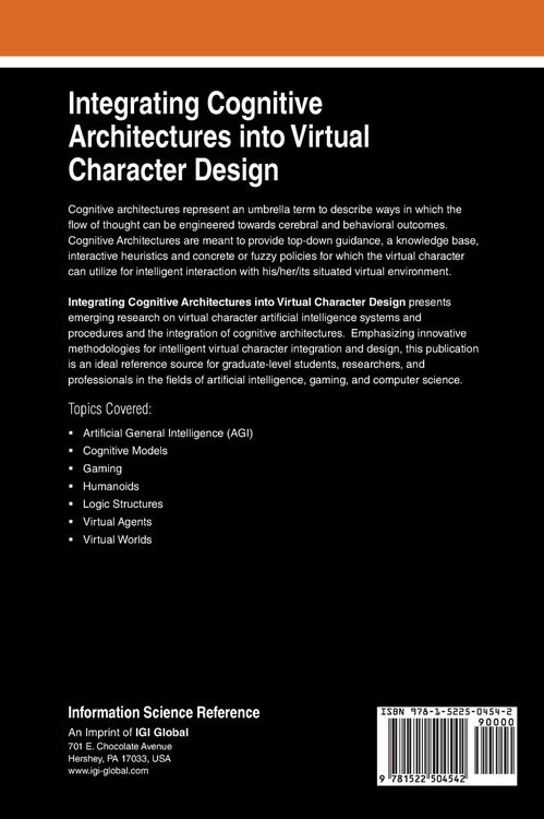 Produktbild: Integrating Cognitive Architectures into Virtual Character Design