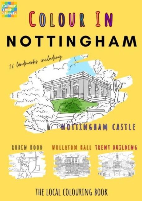Produktbild: Nottingham Colouring Book (A4)