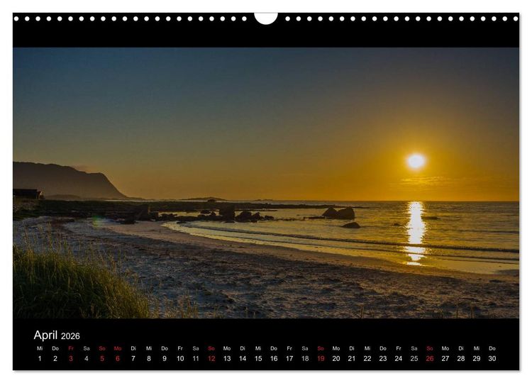 Produktbild: Sommer auf den Lofoten (Wandkalender 2026 DIN A3 quer), CALVENDO Monatskalender