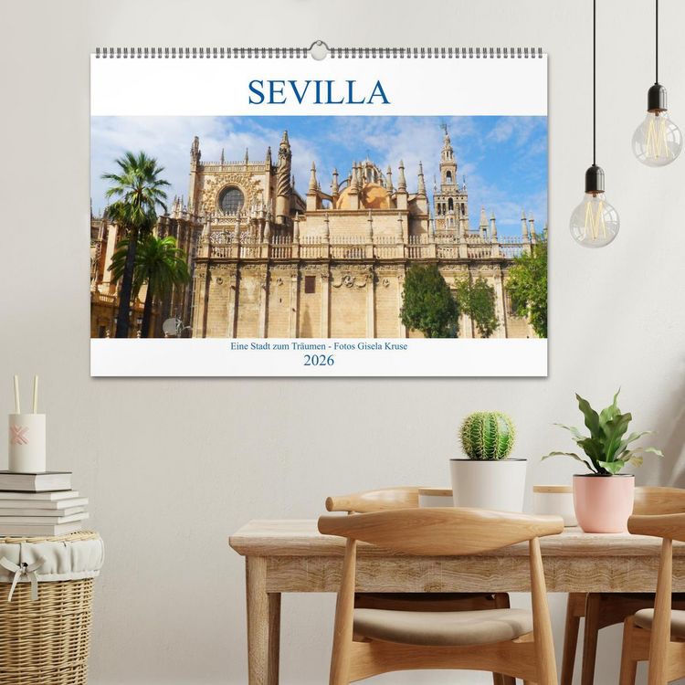 Produktbild: Sevilla Eine Stadt zum Tr&auml;umen (Wandkalender 2026 DIN A2 quer), CALVENDO Monatskalender