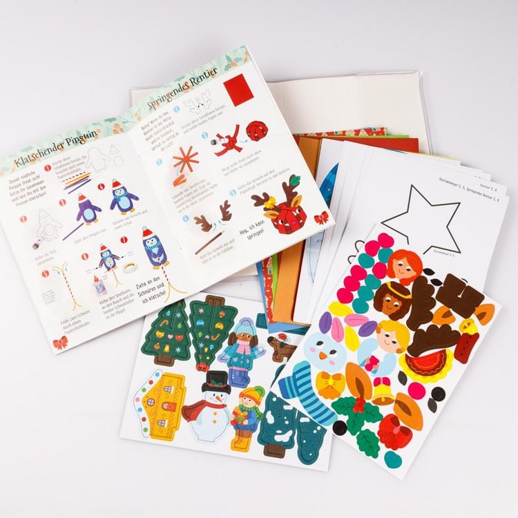 Produktbild: Bastelset f&uuml;r Kinder: Kreatives Bastelset: Weihnachten 2025