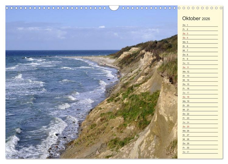 Produktbild: Die Ostsee (Wandkalender 2026 DIN A3 quer), CALVENDO Monatskalender