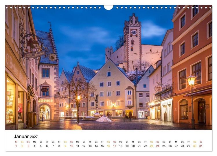 Produktbild: Unterwegs auf der Romantischen Strasse (Wandkalender 2027 DIN A3 quer), CALVENDO Monatskalender