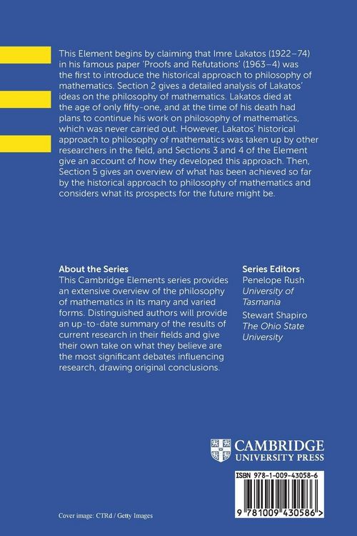Produktbild: Lakatos and the Historical Approach to Philosophy of Mathematics