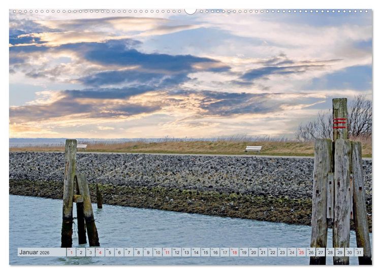Produktbild: Langeoog - Natur Pur (Wandkalender 2026 DIN A2 quer), CALVENDO Monatskalender