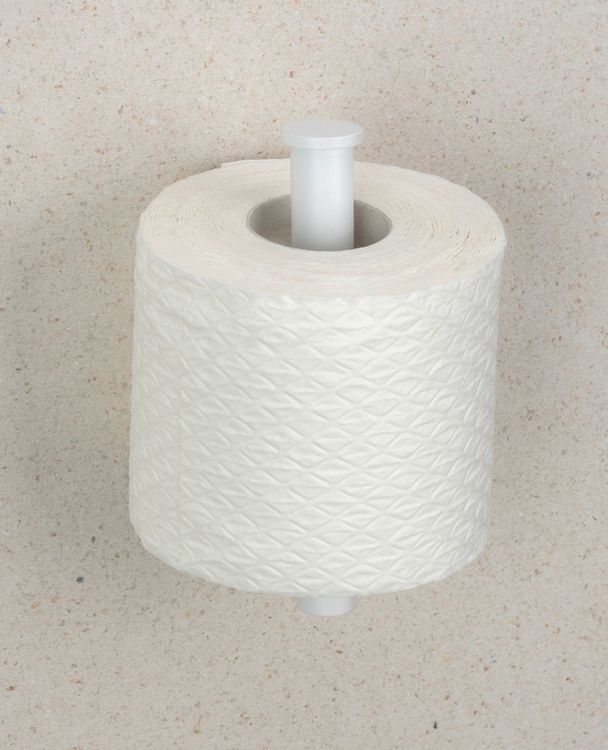 Produktbild: Turbo-Loc&reg; Toilettenpapierhalter Mod. Orea White matt, aus rostfreiem Edelstahl