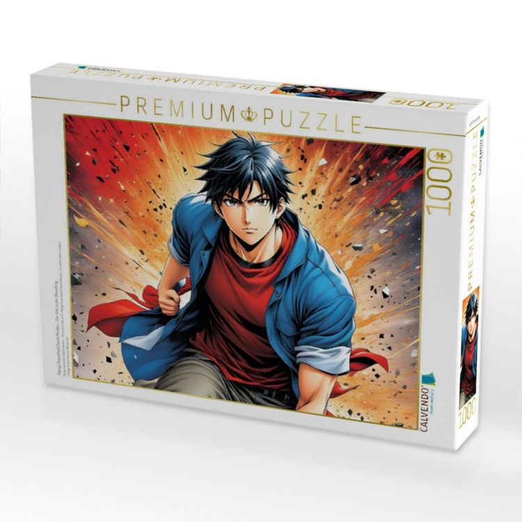 Produktbild: CALVENDO Puzzle Manga Superheld Daichi Rindou - Der Fels in der Brandung | 1000 Teile Lege-Gr&ouml;&szlig;e 64x48cm Foto-Puzzle f&uuml;r gl&uuml;ckliche Stunden