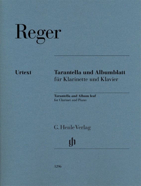 Produktbild: Max Reger - Tarantella und Albumblatt