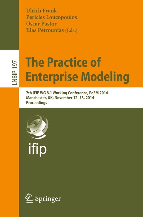 Produktbild: The Practice of Enterprise Modeling
