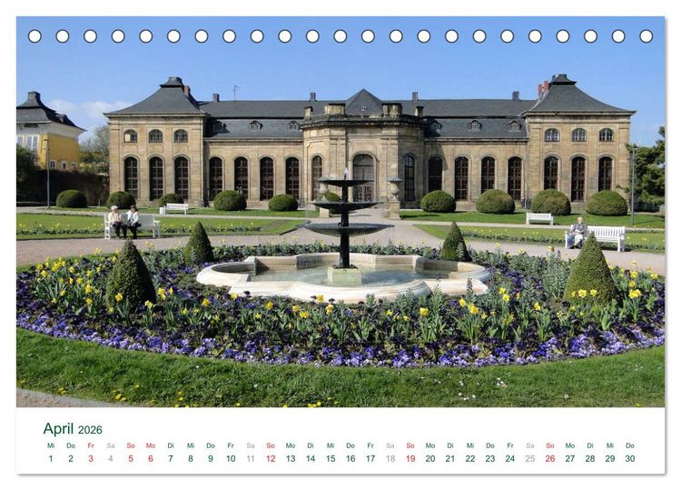 Produktbild: Residenzstadt GOTHA (Tischkalender 2026 DIN A5 quer), CALVENDO Monatskalender