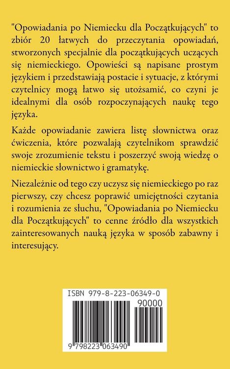 Produktbild: Opowiadania po Niemiecku dla Pocz&iquest;tkuj&iquest;cych