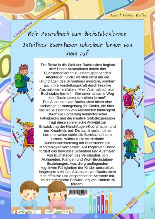 Produktbild: Mein Ausmalbuch zum Buchstabenlernen