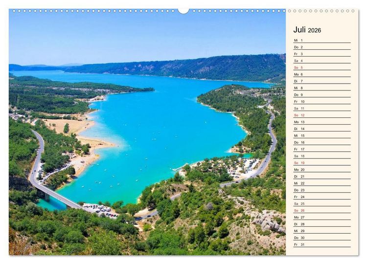 Produktbild: Verzaubernde Provence (hochwertiger Premium Wandkalender 2026 DIN A2 quer), Kunstdruck in Hochglanz