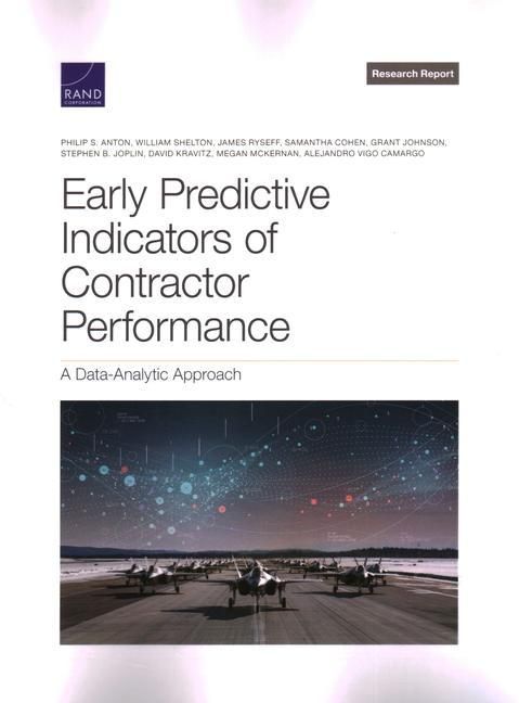 Produktbild: Early Predictive Indicators of Contractor Performance
