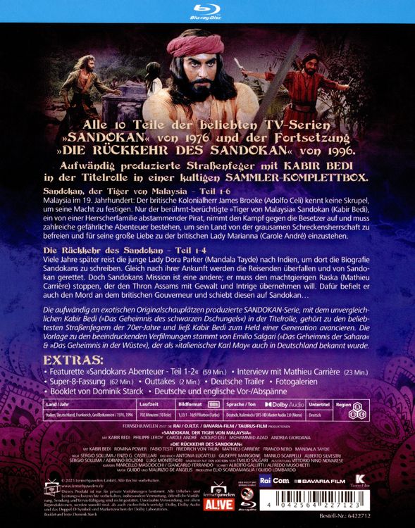 Sandokan Der Tiger Von Malaysia Ganzer Film Deutsch Sandokan - Komplettbox: Restored Version (Der Tiger von Malaysia in HD