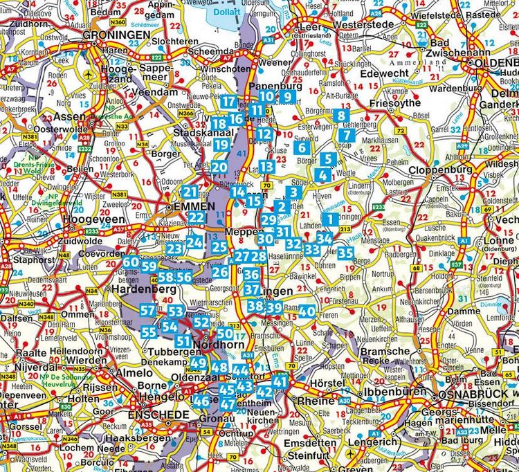 Produktbild: ROTHER Wanderf&uuml;hrer Emsland - Grafschaft Bentheim