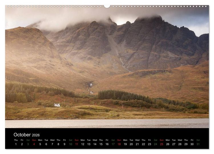 Produktbild: Scenes from the Isle of Skye (High Quality Premium Wall Calendar 2026 DIN A2 landscape),CALVENDO 12 Month Wall Calendar