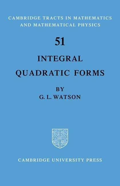 Produktbild: Integral Quadratic Forms