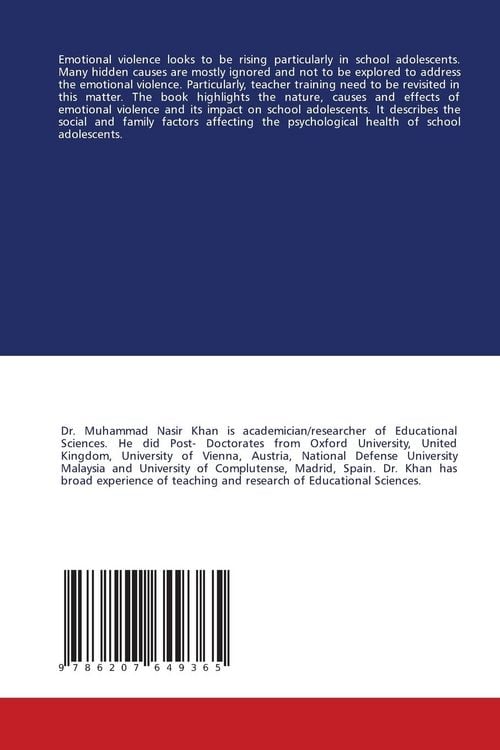 Produktbild: Emotional Violence and its Impact on School Adolescents