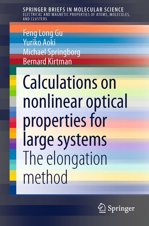 Produktbild: Calculations on nonlinear optical properties for large systems