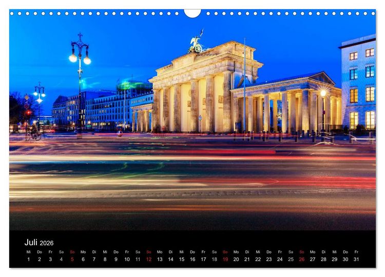 Produktbild: Berlin dynmaic (Wandkalender 2026 DIN A3 quer), CALVENDO Monatskalender