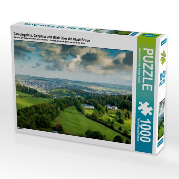 Produktbild: Campingplatz, Golfplatz und Blick &uuml;ber die Stadt Brilon (Puzzle)