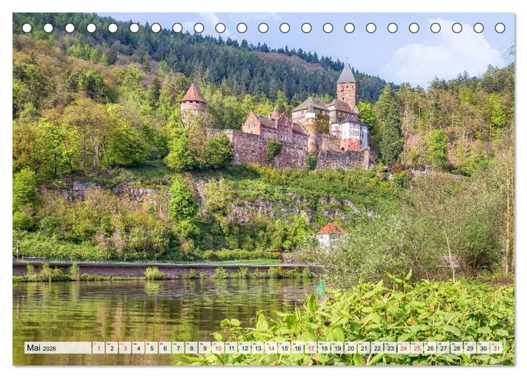 Produktbild: Romantisches Neckartal (Tischkalender 2026 DIN A5 quer), CALVENDO Monatskalender