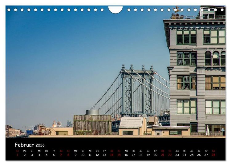 Produktbild: New York City - Impressionen (Wandkalender 2026 DIN A4 quer), CALVENDO Monatskalender