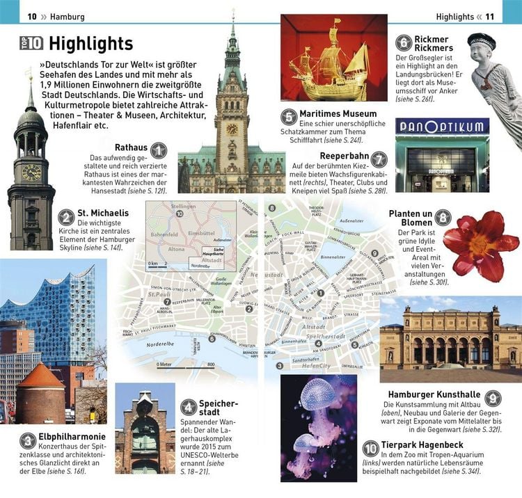 Produktbild: TOP10 Reisef&uuml;hrer Hamburg