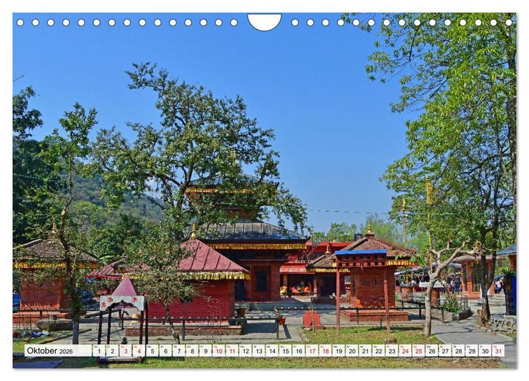 Produktbild: POKHARA und SARANGKOT (Wandkalender 2026 DIN A4 quer), CALVENDO Monatskalender
