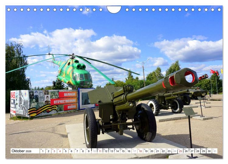 Produktbild: Stalinorgel und T-34 - Sowjetische Milit&auml;rhistorie (Wandkalender 2026 DIN A4 quer), CALVENDO Monatskalender