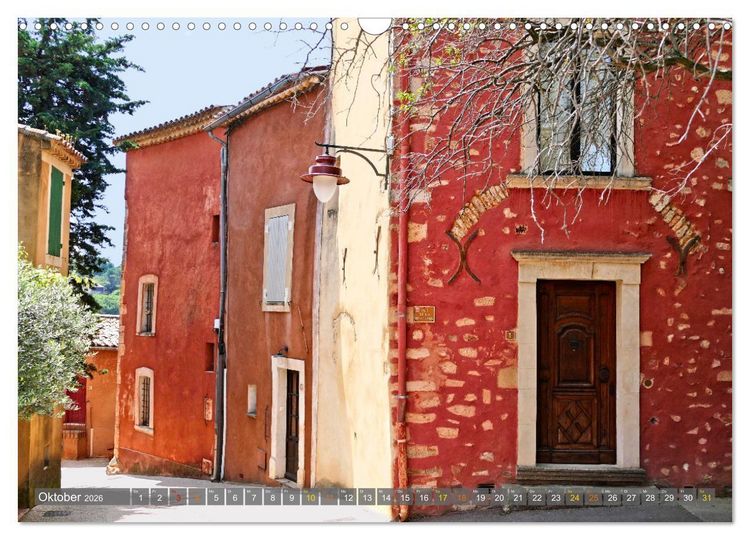 Produktbild: Spaziergang durch Roussillon (Wandkalender 2026 DIN A3 quer), CALVENDO Monatskalender